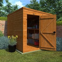 12'x4' Tigerflex Shiplap Pent Windowless Shed - Fast Delivery Outdoor Wooden Shed - 0% Interest Free Monthly Finance Available - Buy Now Pay Later - Unkategorisiert online kaufen