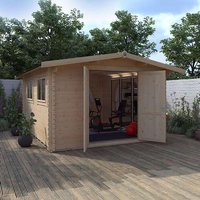 12'x8' Rayner Reduced Height Log Cabin - 0% Finance - Buy Now Pay Later - Tiger Sheds Unkategorisiert online kaufen
