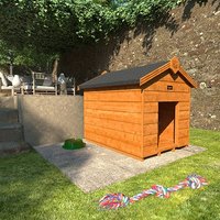 4'x3' Shiplap Wooden Dog Kennel - Outdoor Wooden Pet House For Garden - Tiger Sheds Unkategorisiert online kaufen