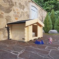 4'x5' Outdoor Dog House - Tiger Premium Dog Cabin 28mm - 0% Finance - Buy Now Pay Later - Tiger Sheds Unkategorisiert online kaufen