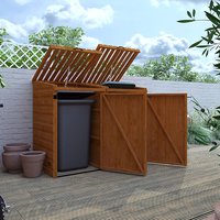 5'x3' Tiger Sheds Double Wheelie Bin Store - Garden Storage Shed - 0% Finance - Buy Now Pay Later Unkategorisiert online kaufen