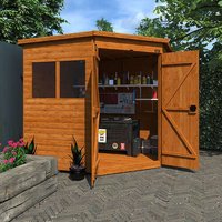 6'x6' Loglap Corner Shed - Wooden Corner Garden Sheds - 0% Finance - Buy Now Pay Later - Tiger Sheds Unkategorisiert online kaufen