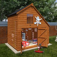 6'x8' Tigercub Groovy Garage Playhouse - 0% Finance - Buy Now Pay Later - Tiger Sheds Unkategorisiert online kaufen
