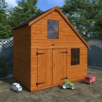 6'x8' Tigercub Loglap Groovy Garage - Playhouse - 0% Finance - Buy Now Pay Later - Tiger Sheds Unkategorisiert Produktbild 6'x8' Tigercub Loglap Groovy Garage - Playhouse - 0% Finance - Buy Now Pay Later - Tiger Sheds Unkategorisiert Produktbild