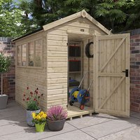 7'x5' Tiger Elite Pressure Treated Apex Shed - 0% Finance - Buy Now Pay Later - Tiger Sheds Unkategorisiert online kaufen