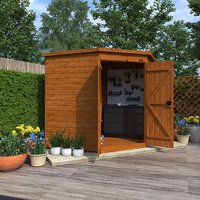 7'x7' Tiger Windowless Corner Shed - Wooden Corner Garden Sheds - 0% Finance - Buy Now Pay Later - Tiger Sheds Unkategorisiert online kaufen