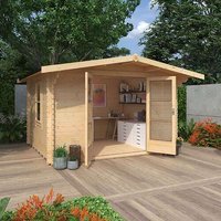 8'x12' Panthera Reduced Height Log Cabin - 0% Finance - Buy Now Pay Later - Tiger Sheds Unkategorisiert online kaufen