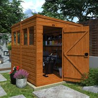 8'x4' Sunlit Pent Shed (Extra Windows) - Custom Garden Sheds - TigerFlex Fast Delivery - 0% Finance - Buy Now Pay Later - Tiger Sheds Unkategorisiert online kaufen 8'x4' Sunlit Pent Shed (Extra Windows) - Custom Garden Sheds - TigerFlex Fast Delivery - 0% Finance - Buy Now Pay Later - Tiger Sheds Unkategorisiert online kaufen