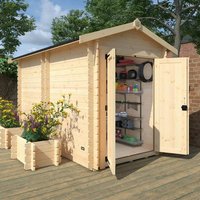 8x6 The Elysia Log Cabins - 19mm Log Cabin - 0% Finance - Buy Now Pay Later - Tiger Sheds Unkategorisiert online kaufen