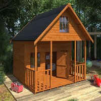 8'x8' Tigercub Loglap Lounge - Luxury Playhouses UK - 0% Finance - Buy Now Pay Later - Tiger Sheds Unkategorisiert online kaufen