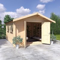 Garden Office - 12'x12' Rayner Log Cabin - Workshop Log Cabins - 0% Finance - Buy Now Pay Later - Tiger Sheds Unkategorisiert online kaufen