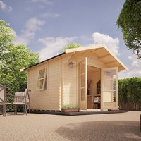 Garden Office - 14'x12' The Panthera 28mm Log Cabin - 0% Finance - Buy Now Pay Later - Tiger Sheds Unkategorisiert online kaufen