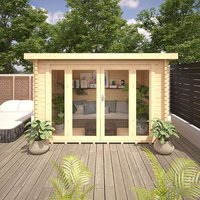 Garden Office & Garden Gym Room - 12'x8' The Aura 44mm Log Cabin - 0% Finance - Buy Now Pay Later - Tiger Sheds Unkategorisiert online kaufen