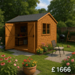 10'x10' Tiger Loglap Workman Apex Shed - Garden Workshop Sheds - 0% Finance - Buy Now Pay Later - Tiger Sheds