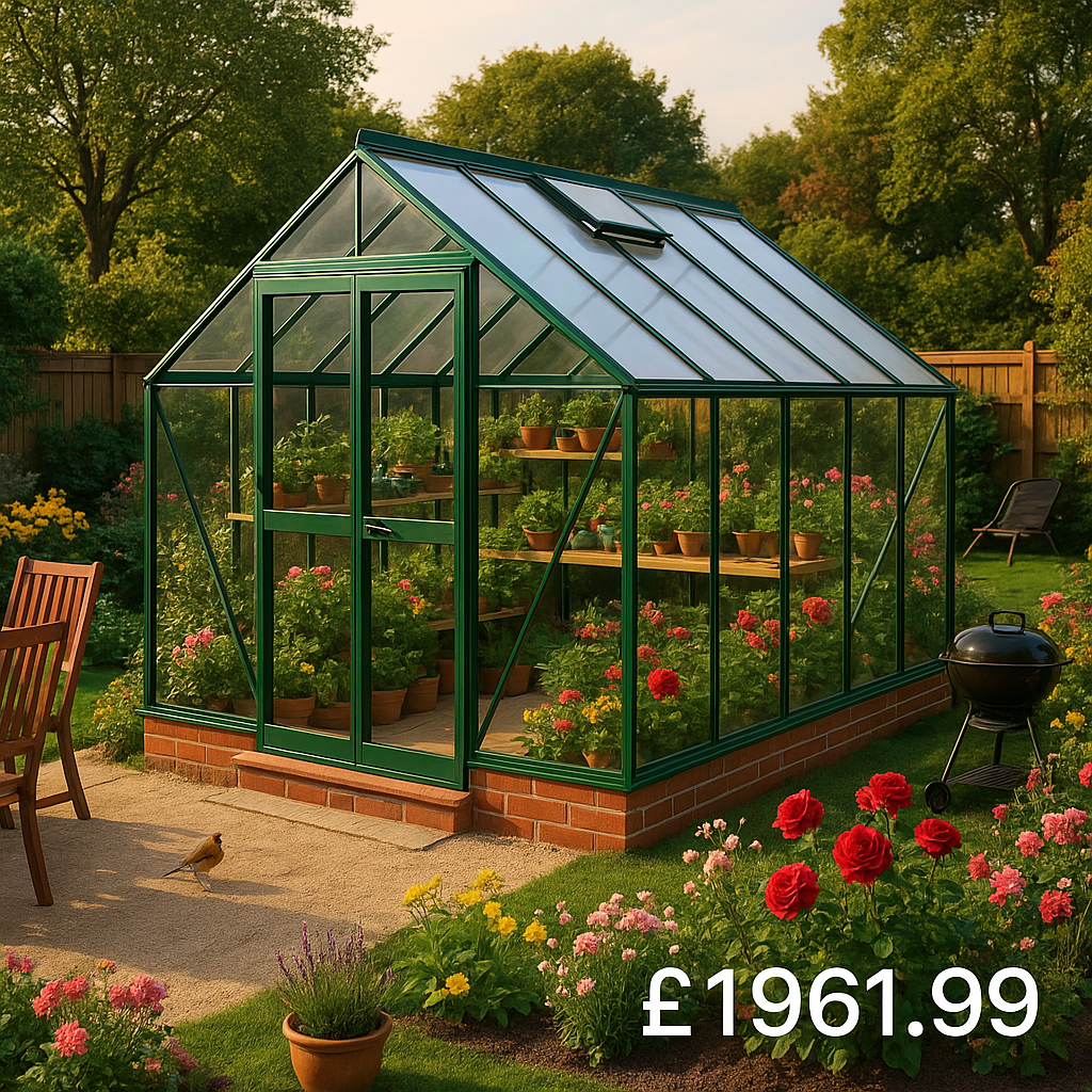 10'x12' Elite Classique Greenhouse - 0% Finance - Buy Now Pay Later - Tiger Sheds