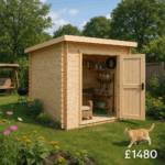 10x6 The Silva Log Cabins - 19mm Log Cabin - 0% Finance - Buy Now Pay Later - Tiger Sheds