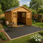 12x12 Fastfit Shed & Workshop Floor - 0% Finance - Buy Now Pay Later - Tiger Sheds