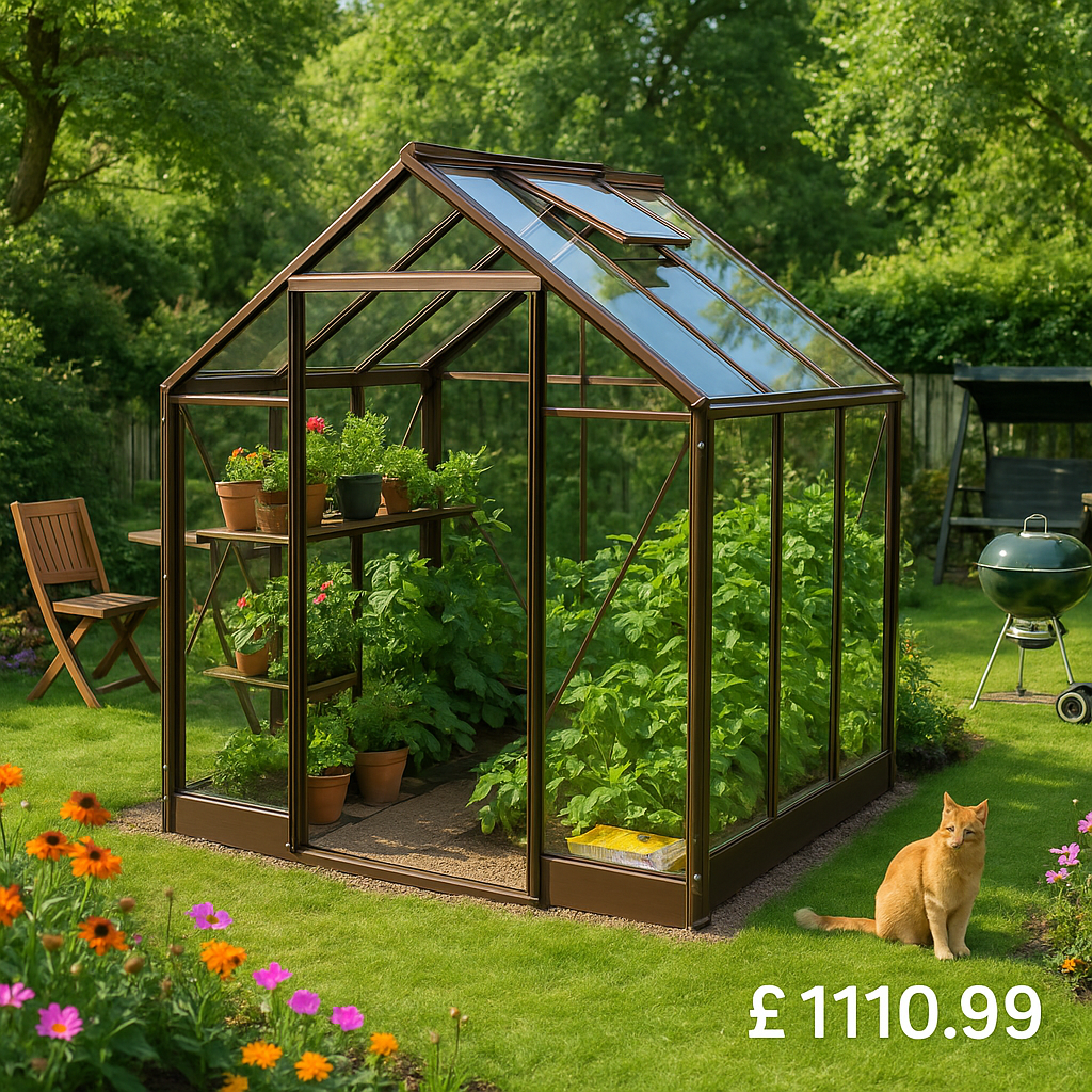 12'x6' Elite Craftsman Greenhouse - 0% Finance - Buy Now Pay Later - Tiger Sheds