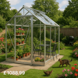 12'x6' Elite High Eaves Greenhouse - 0% Finance - Buy Now Pay Later - Tiger Sheds