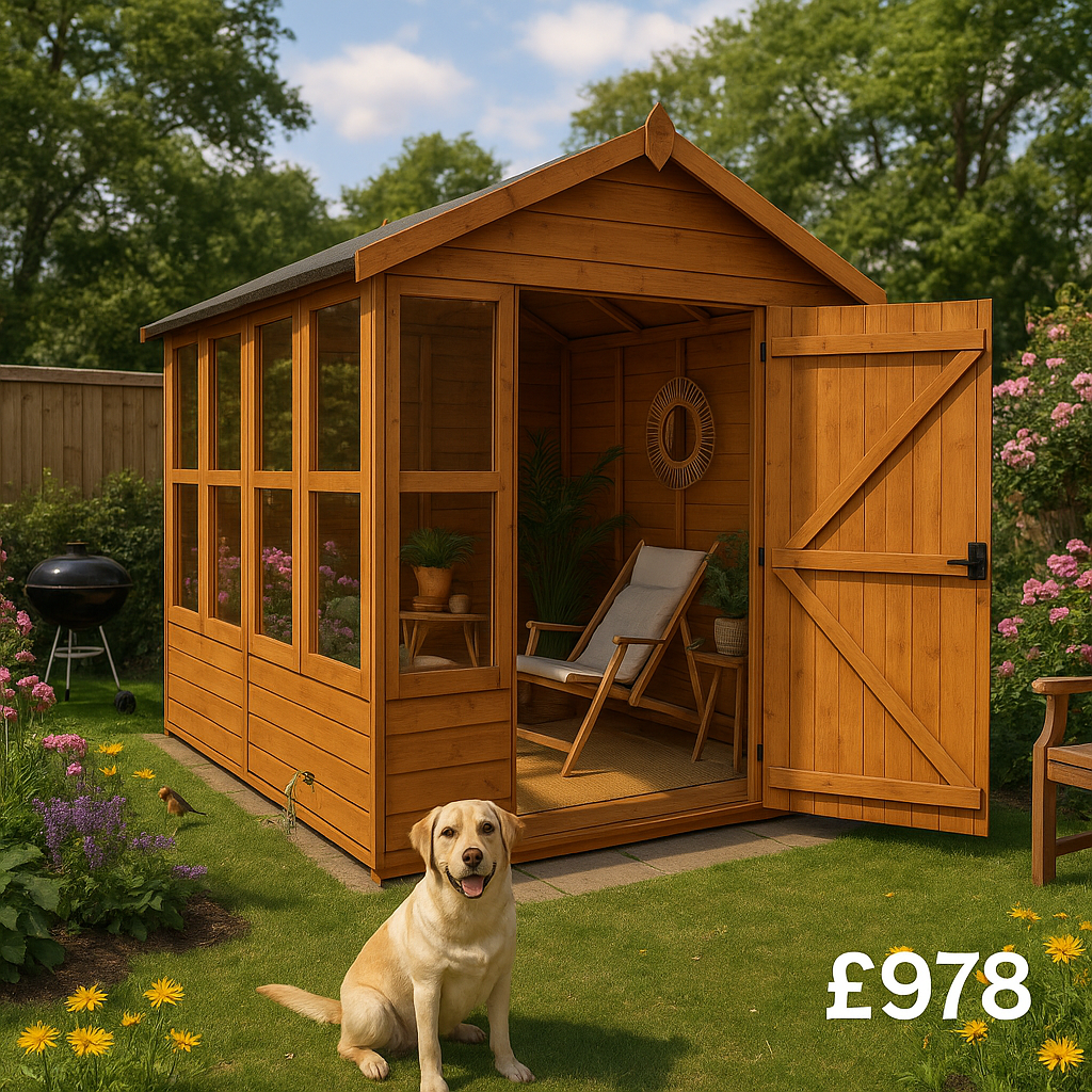12'x6' TigerFlex® Shiplap Apex Sunroom - 0% Finance - Buy Now Pay Later - Tiger Sheds