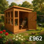 12'x6' TigerFlex® Shiplap Pent Sunroom - 0% Finance - Buy Now Pay Later - Tiger Sheds