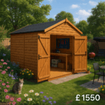 12'x6' Tiger Loglap Workman Apex Shed - Garden Workshop Sheds - 0% Finance - Buy Now Pay Later - Tiger Sheds