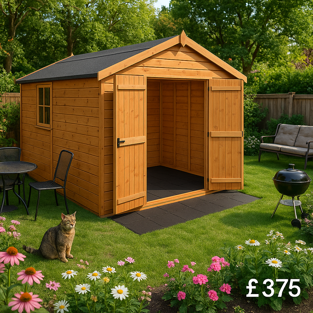 14x8 Fastfit Shed & Workshop Floor - 0% Finance - Buy Now Pay Later - Tiger Sheds