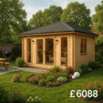 18'x10' Sampi Log Cabin 44mm by Tiger Sheds - 0% Finance - Buy Now Pay Later