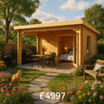 18x12 The Hotham - 44mm Log Cabin - 0% Finance - Buy Now Pay Later - Tiger Sheds