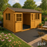 20x10 Fastfit Shed & Workshop Floor - 0% Finance - Buy Now Pay Later - Tiger Sheds