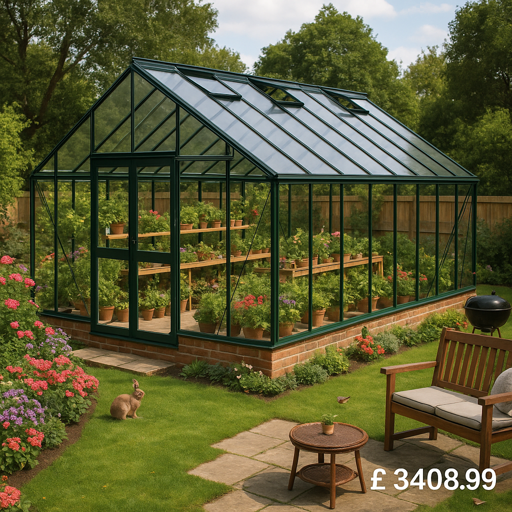 20'x12' Elite Classique Greenhouse - 0% Finance - Buy Now Pay Later - Tiger Sheds
