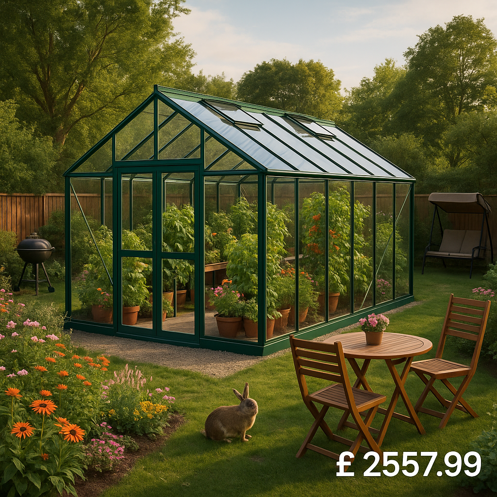 20'x8' Elite Belmont Greenhouse - 0% Finance - Buy Now Pay Later - Tiger Sheds
