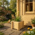 2'x2' Next Day Raised Planter 28mm - Tiger Sheds