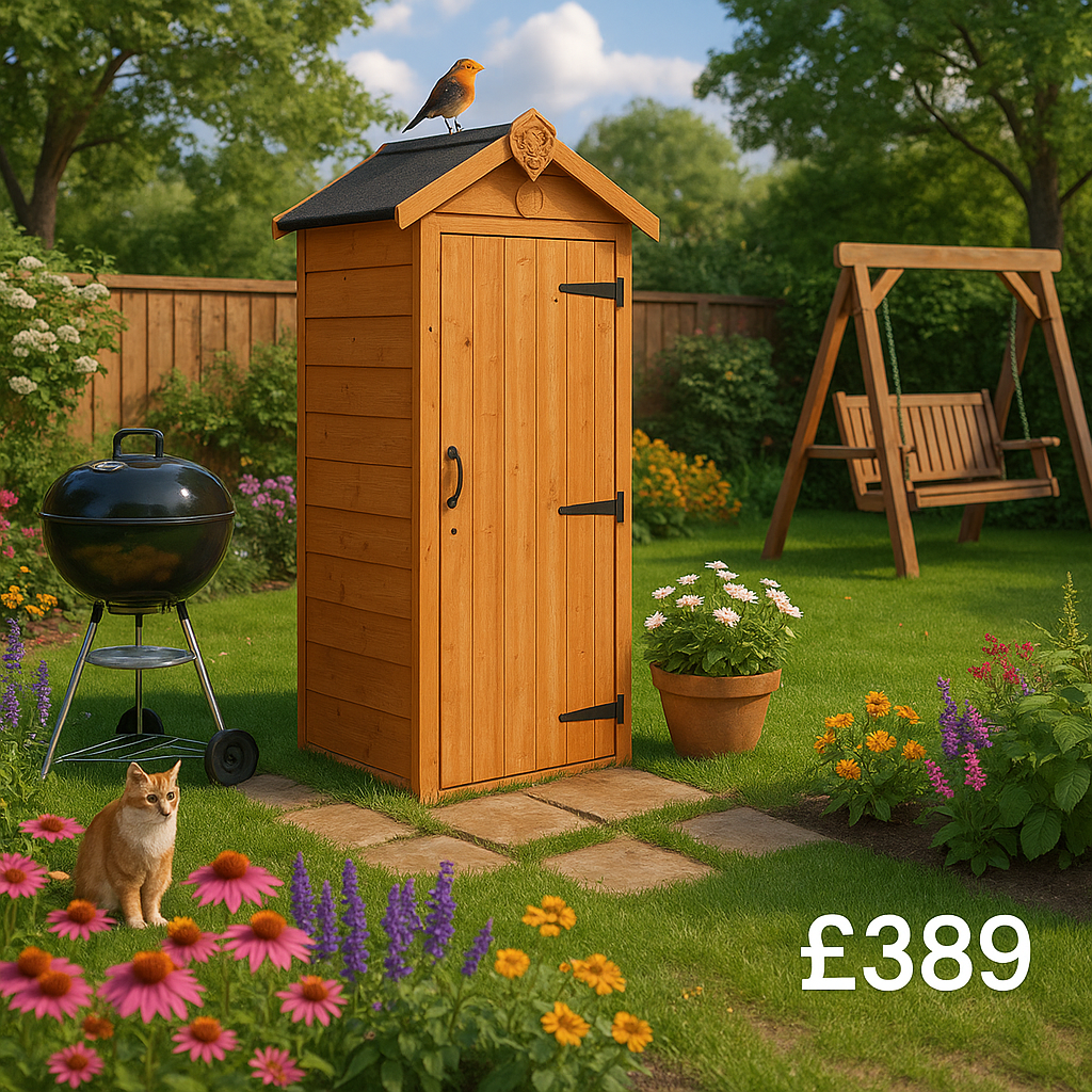 2'x3' Tool Shed - TigerFlex Shiplap Apex Tool Storage Shed - 0% Interest Free Monthly Finance Available - Buy Now Pay Later With KIarna - Tiger Sheds