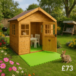 3x5 Fastfit Play Floor Green - Tiger Sheds