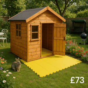 3x5 Fastfit Play Floor Yellow - Tiger Sheds