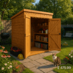 4'x4' Tigerflex Shiplap Pent Double Door Shed - 0% Finance - Buy Now Pay Later - Tiger Sheds