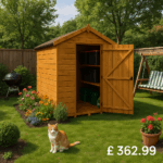 4'x4' Tiger Shiplap Windowless Apex Shed - 0% Finance - Buy Now Pay Later - Tiger Sheds