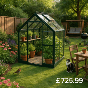 4'x6' Elite Craftsman Greenhouse - 0% Finance - Buy Now Pay Later - Tiger Sheds