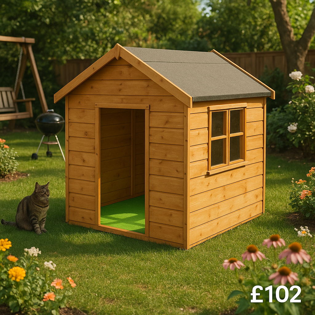 4x6 Fastfit Play Floor Green - Tiger Sheds