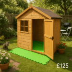 4x8 Fastfit Play Floor Green - Tiger Sheds