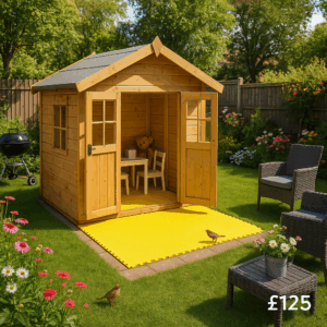 4x8 Fastfit Play Floor Yellow - Tiger Sheds