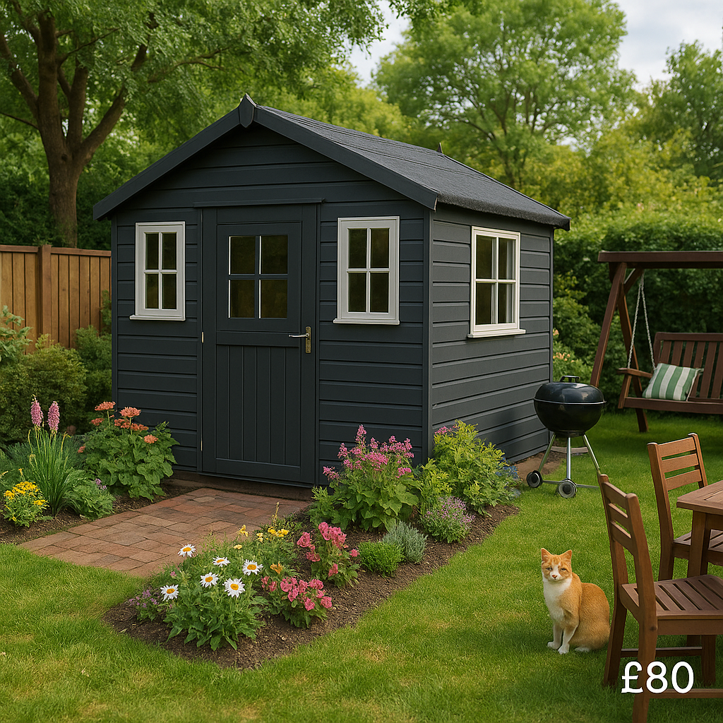 5L Anthracite Grey Exterior Paint - Tiger Sheds