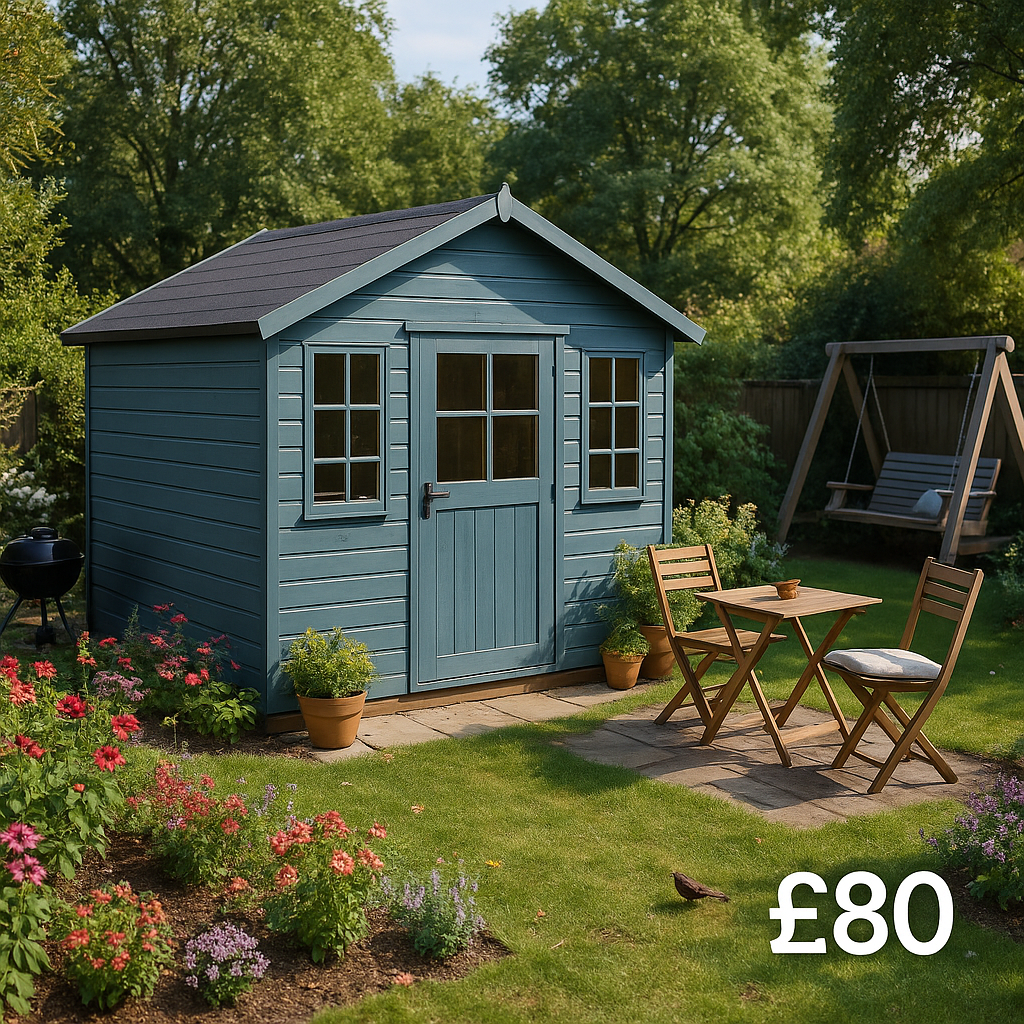 5L Heritage Blue Exterior Paint - Tiger Sheds