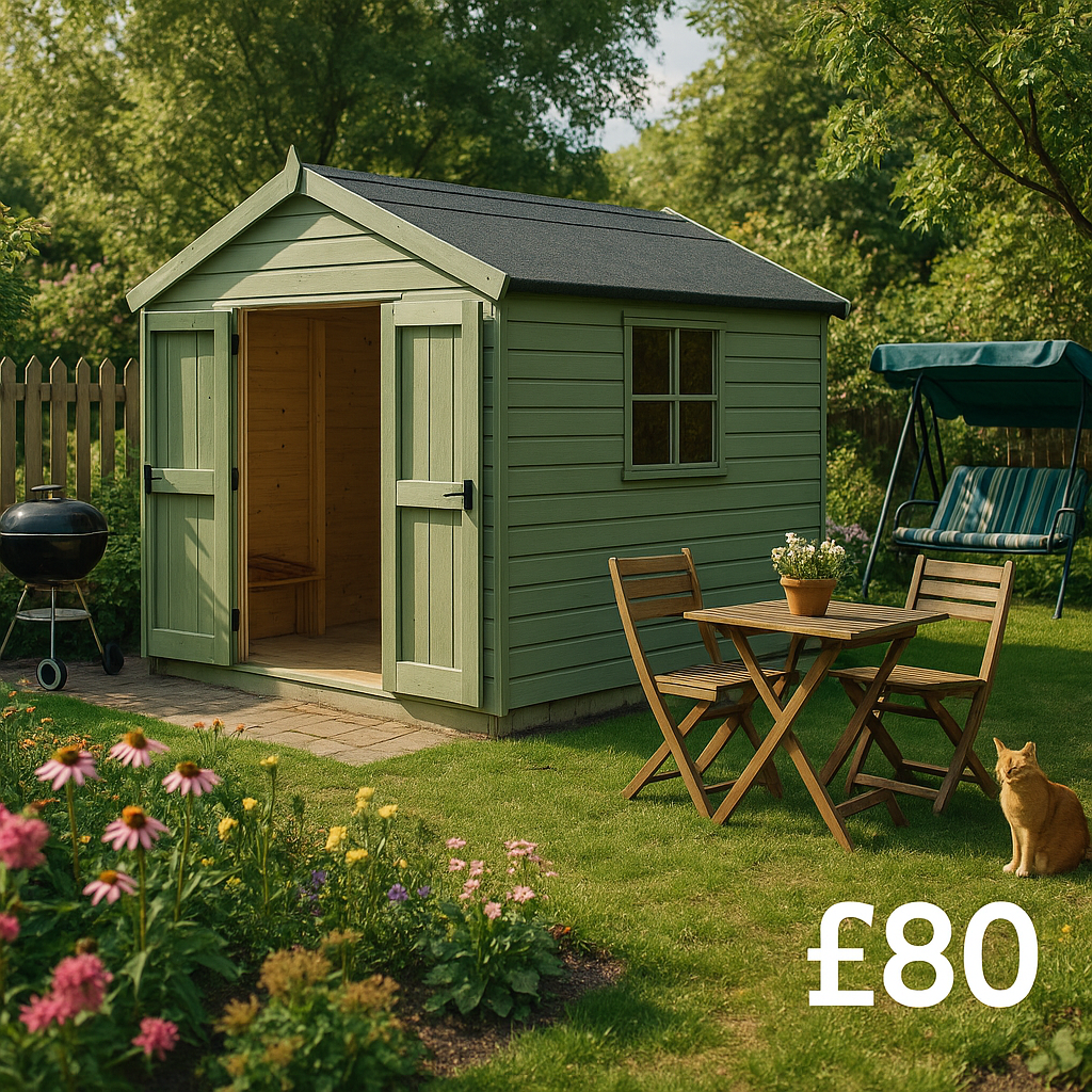 5L Sage Leaf Exterior Paint - Tiger Sheds