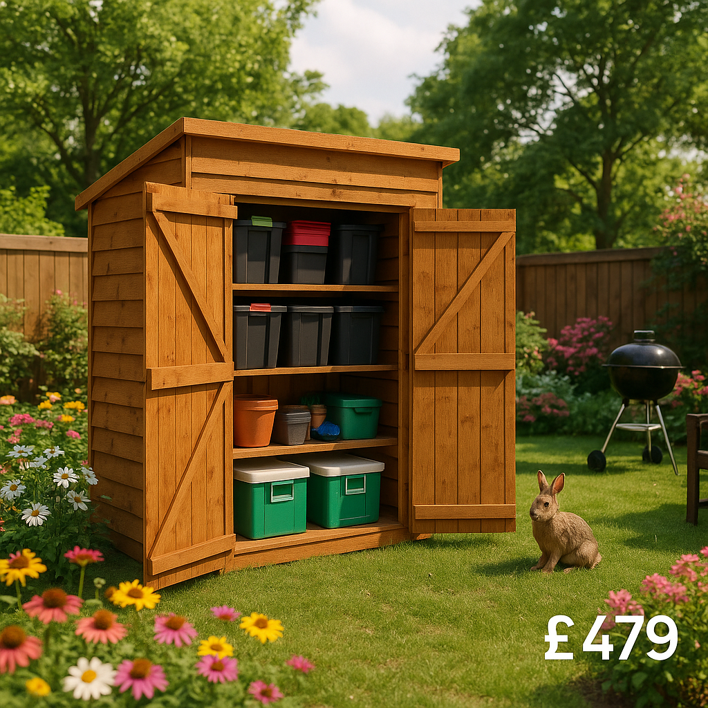 6'x4' Tiger Overlap Double Toolshed - 0% Finance - Buy Now Pay Later - Tiger Sheds