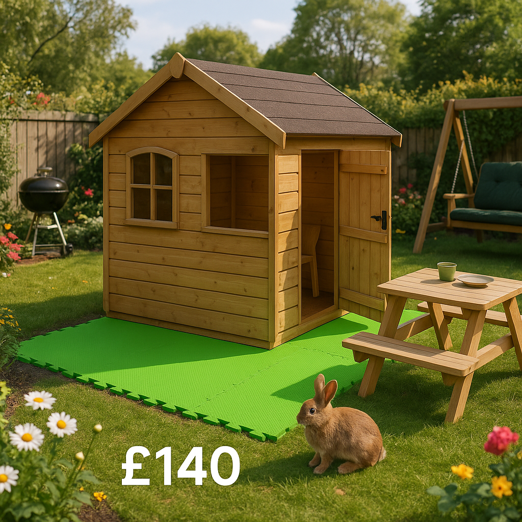 6x6 Fastfit Play Floor Green - Tiger Sheds