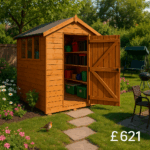 7'x5' Tiger Shiplap Apex Shed - Heavy Duty Shiplap Sheds - 0% Finance - Buy Now Pay Later - Tiger Sheds