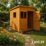 7'x5' Tiger Shiplap Extra High Pent - 0% Finance - Buy Now Pay Later - Tiger Sheds