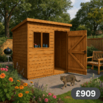 7'x5' Tiger Shiplap Extra High Pent - Heavy Duty Framing - 0% Finance - Buy Now Pay Later - Tiger Sheds